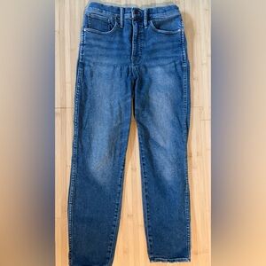 Madewell Stovepipe Straight Leg Jeans Size 28
